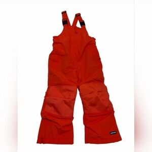 Lands' End Kids Bright Orange Overalls